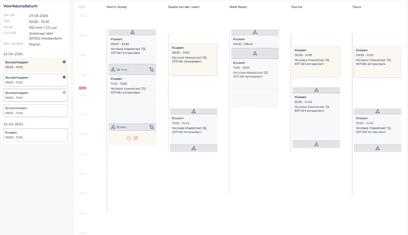 Auto-Planner: geoptimaliseerd dagoverzicht met routes